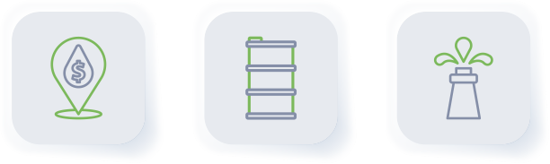 设置石油钻井平台桶油和美元下跌图片下载