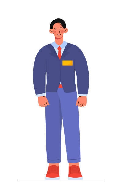 酒店工作人员矢量概念图片下载