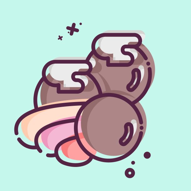 图标Tako。与寿司有关的符号。MBE风格。简单的设计可编辑。简单的说明图片下载