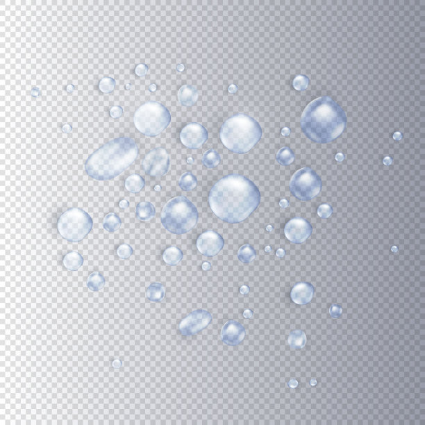 现实的水滴或三维凝结与光反射在玻璃表面。图片下载