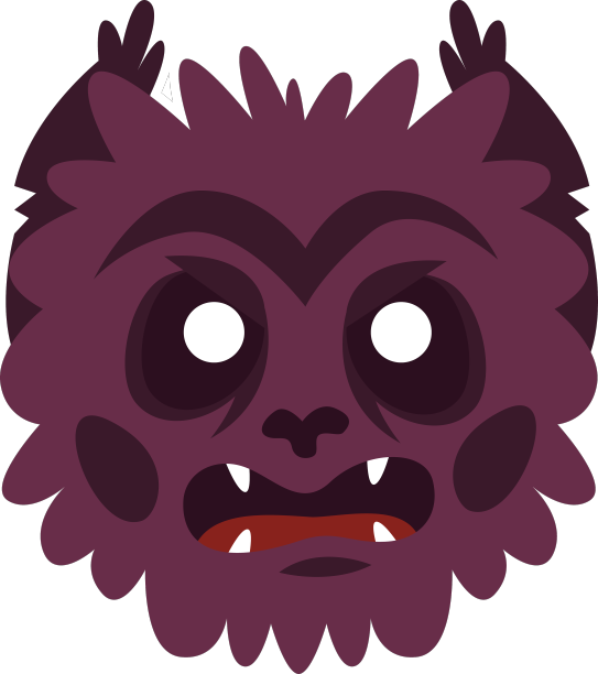 毛怪万圣节面具图片下载