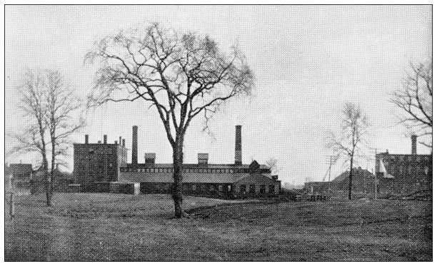 马萨诸塞州汉普顿县的古董图片:工厂图片下载