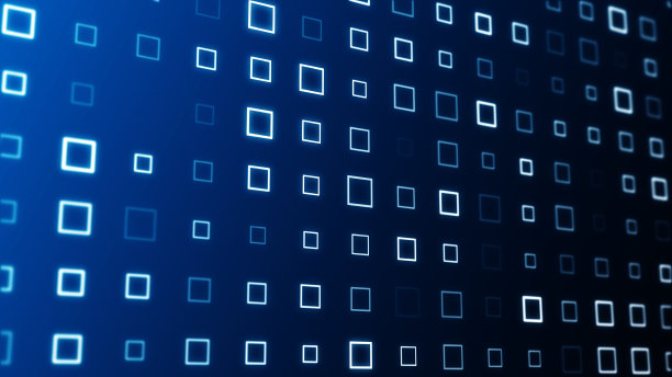 明亮有光泽的正方形抽象技术背景图片下载