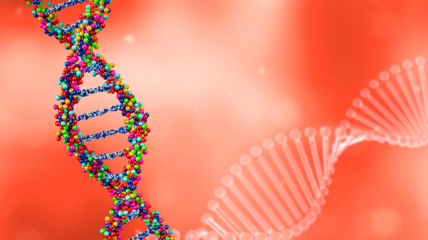 三维彩色DNA图片下载