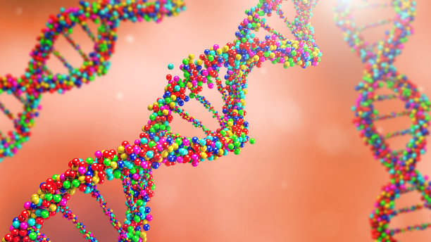 三维彩色DNA图片下载