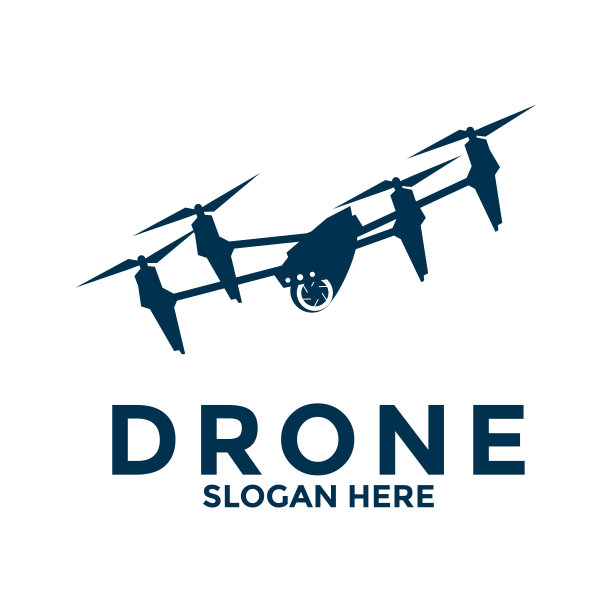 无人机标志图标，说明图形矢量无人机技术标志设计模板图片下载