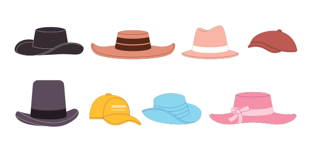 帽子收藏套平头饰图片下载