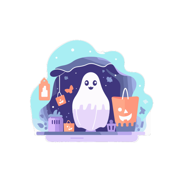 万圣节元素贴纸装饰艺术图片下载