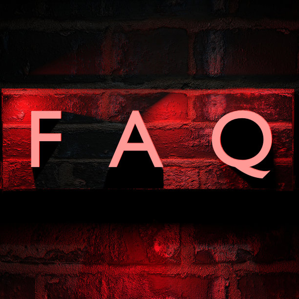 带有FAQ文本的Web图标图片下载