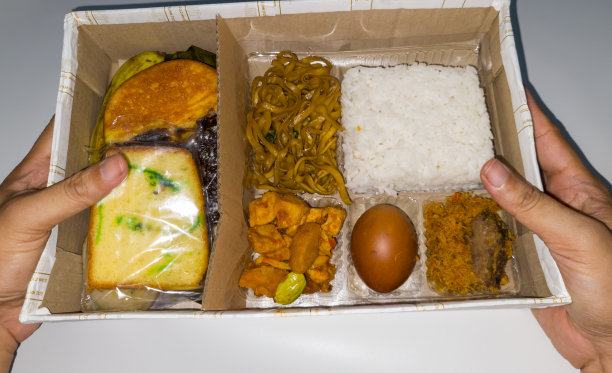 盒装的典型印尼菜有图片下载