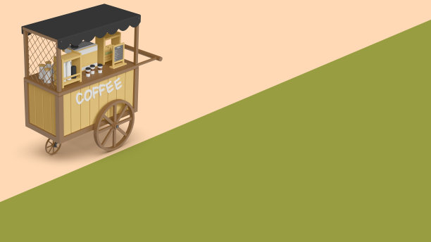 咖啡供应商背景。图片下载