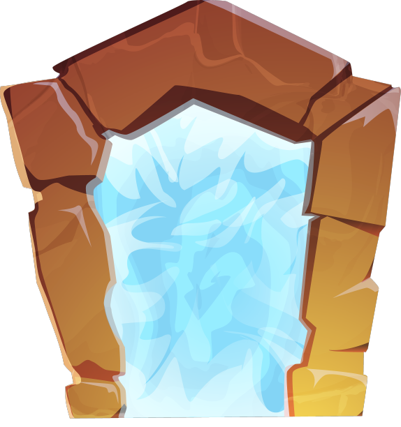 通往奇幻世界的未来之门图片下载