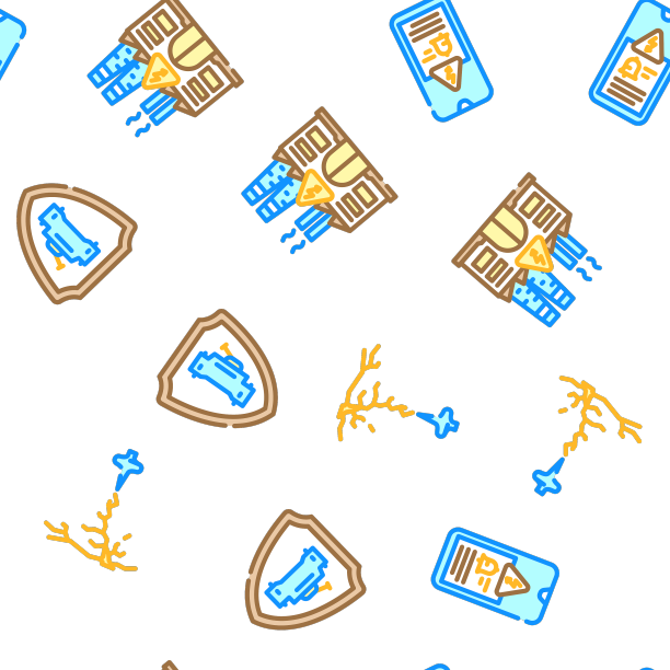 电气危险电压无缝模式图片下载