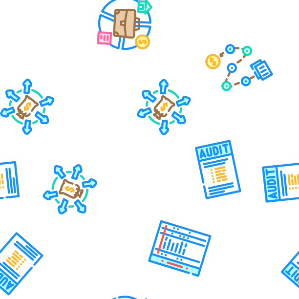 会计专业税务无缝模式图片下载