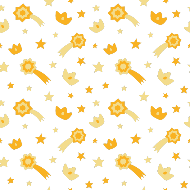 无缝图案与陨星和皇冠图片下载