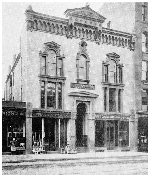 汉普顿县，马萨诸塞州的古董图像:品钦银行，斯普林菲尔德图片下载