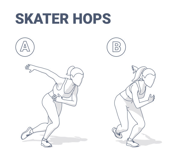 滑冰跳运动女孩轮廓概述概念。图片下载