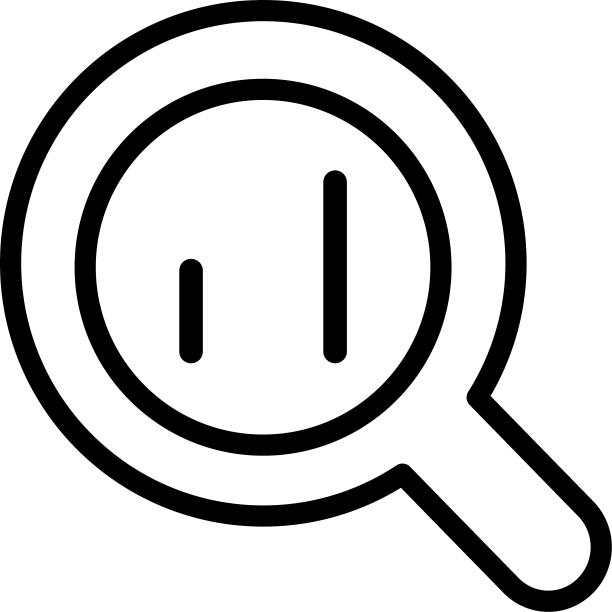 数据分析线图标与业务图或图片下载