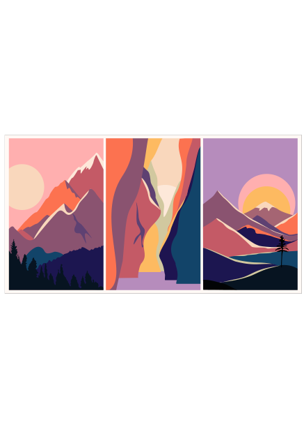 山抽象景观艺术背景集图片下载