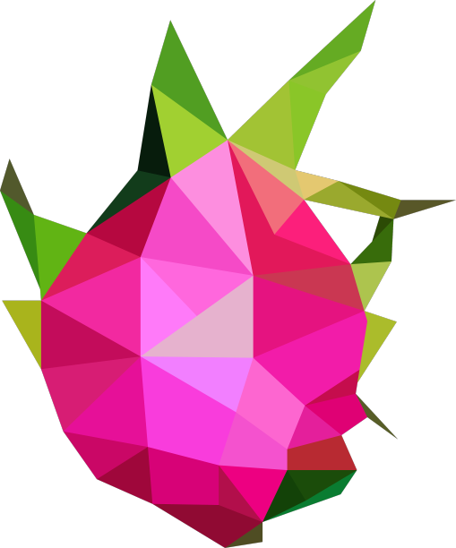 几何三角龙果图片下载