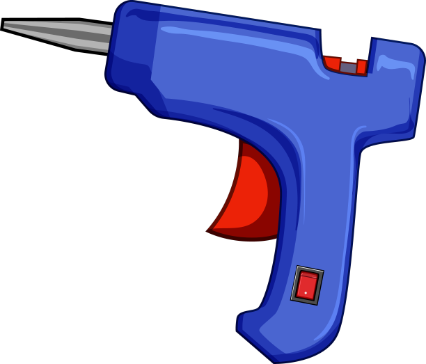 热熔胶枪卡通图片下载