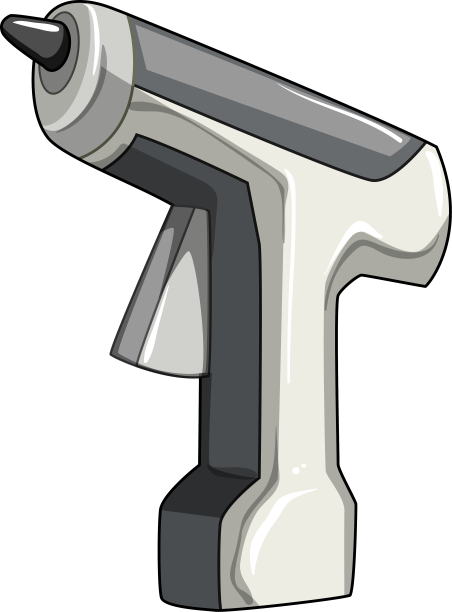 工作胶枪卡通图片下载