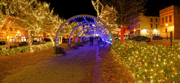 梅肯圣诞彩灯图片下载