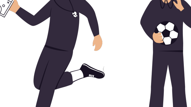 足球教练角色设计图片下载