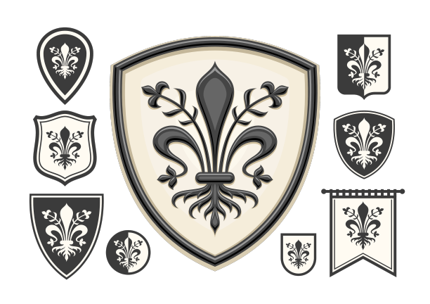 佛罗伦萨徽章套装图片下载