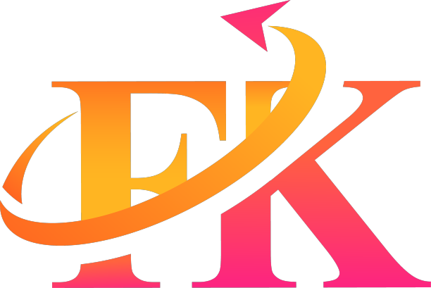 Fk航空航天创意标志设计图片下载