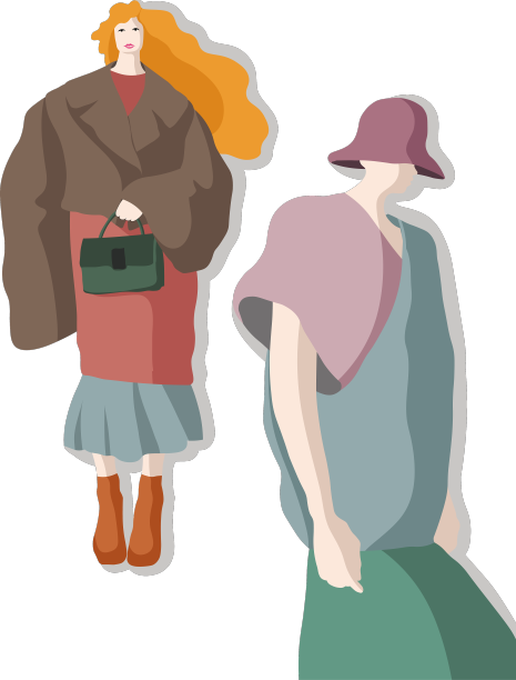 秋季街头风格的时尚设计图片下载