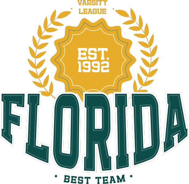 佛罗里达最佳团队-复古排版校队图片下载