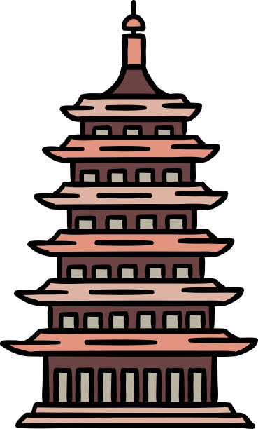 韩国建筑元素图片下载