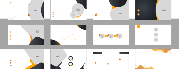商务演示模板现代宣传册图片下载