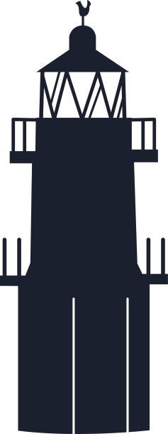灯塔塔顶轮廓图片下载