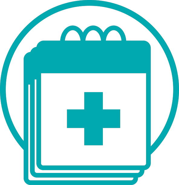 医疗时间表图标图片下载