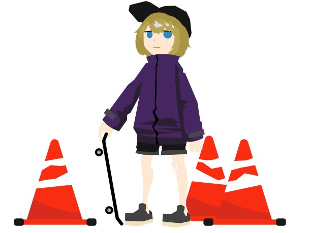 溜冰者女孩图片下载