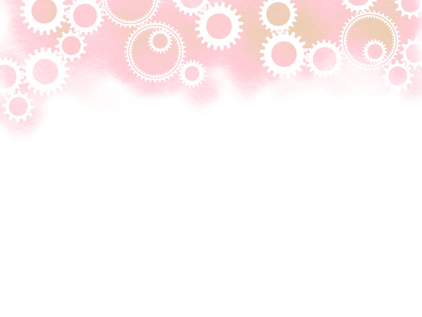 齿轮壁纸在明亮的颜色与水彩画。图片下载