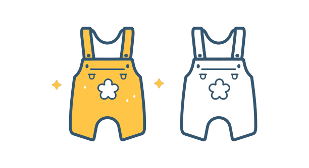 婴儿时尚工装裤图片下载