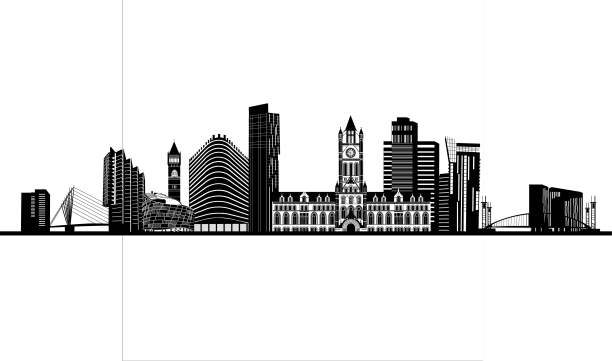 曼彻斯特天际线轮廓图片下载