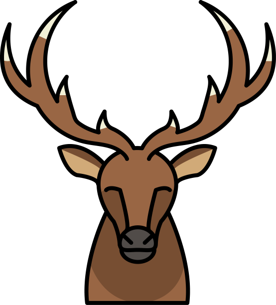 快乐鹿特写图片下载