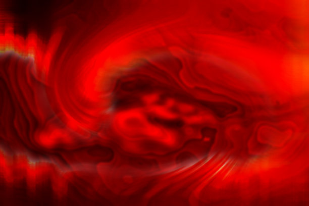 模糊漆插图漩涡深红色的烟雾和火焰。图片下载