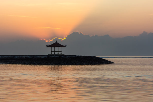 沙滩清晨的节奏图片下载