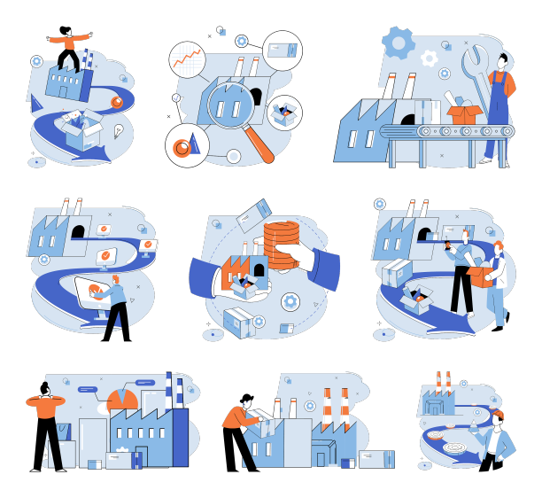 制造商模型制造流程图片下载