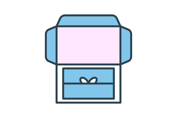 与交付相关的开箱体验图标图片下载