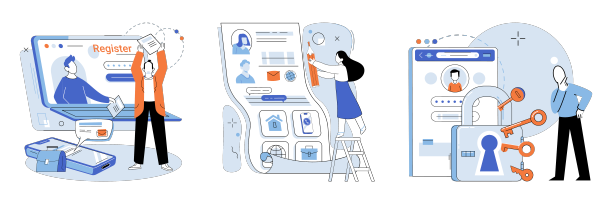 帐号登录时应引导用户界面图片下载