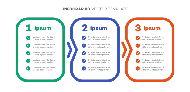 信息图模板时间流程3个选项图片下载