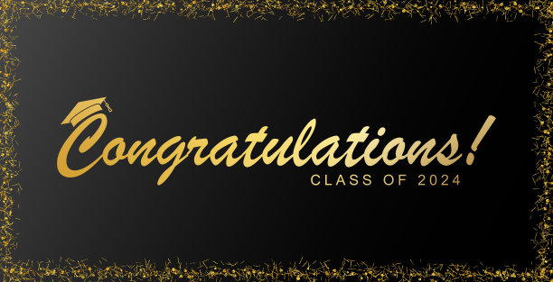 2024届毕业生背景祝贺你们。图片下载