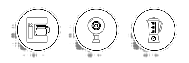 设置线搅拌机咖啡机与玻璃壶图片下载