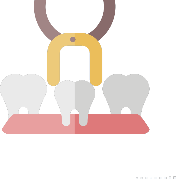 图标牙齿额外与牙医符号平面相关图片下载